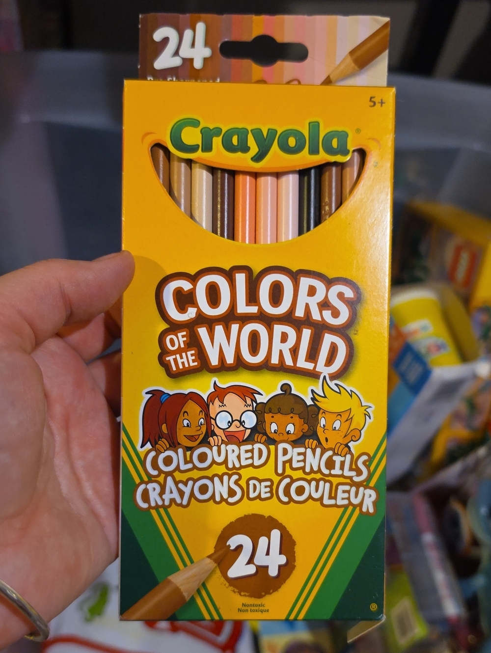 Crayola Colors of the World 24-Colored Pencils - Skin Tone Assortment